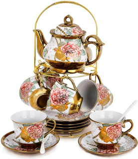 Porcelán, servis - RUXINGGU čajový a kávový servis, 20 ks.